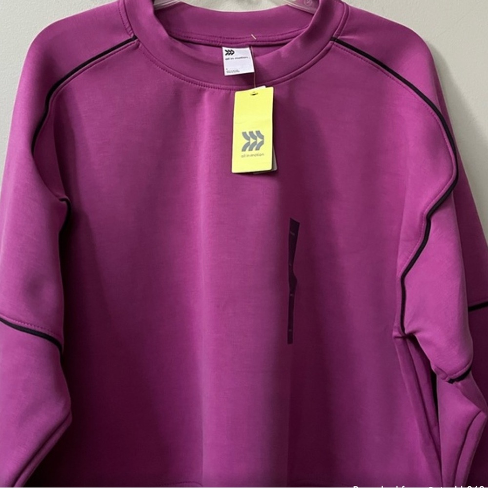 All in Motion Purple Sweatshirt - Picture 2 of 8